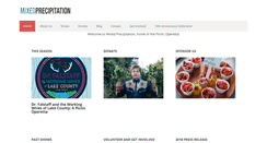Desktop Screenshot of mixedprecipitation.org
